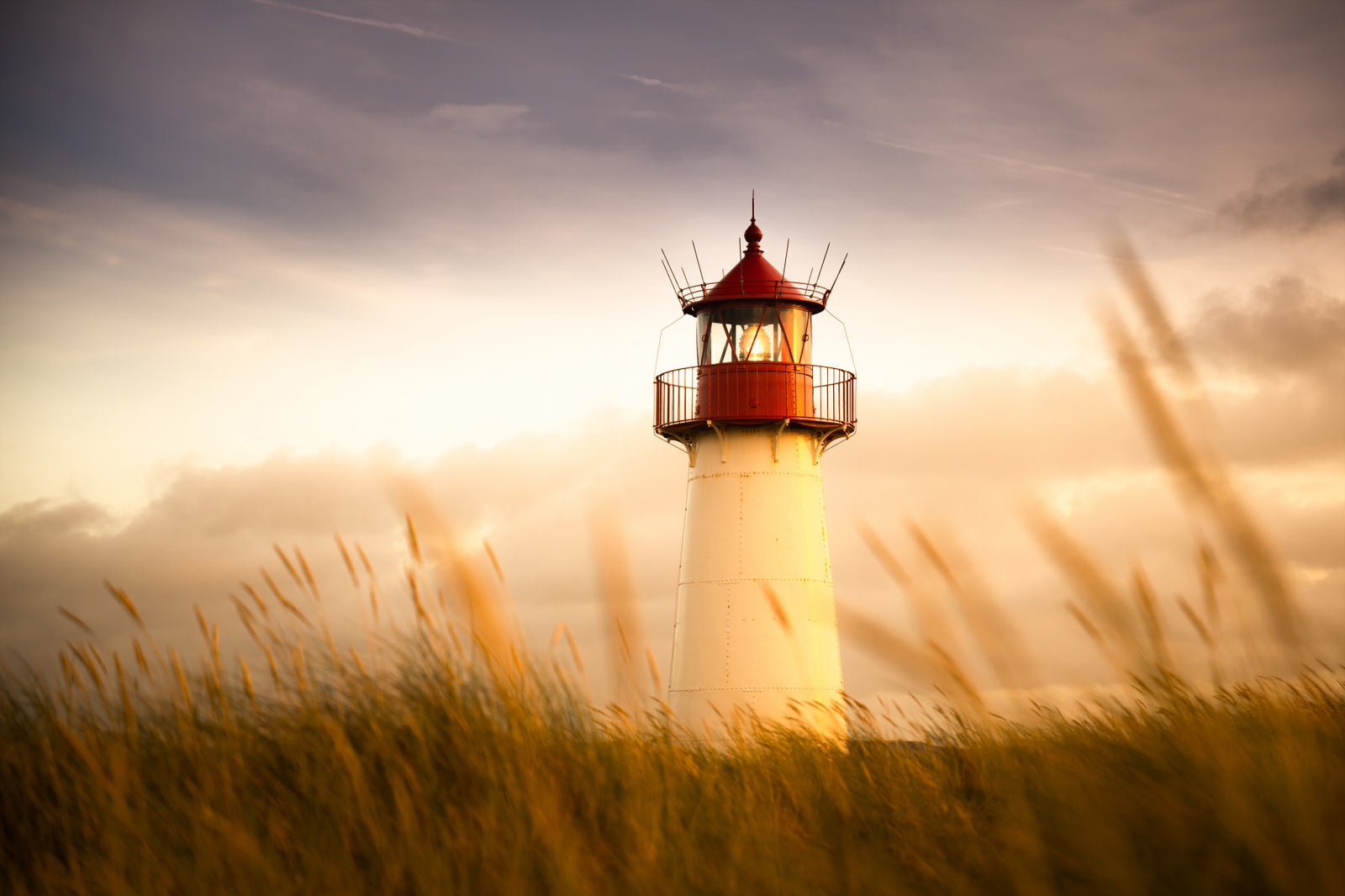 Coastal Beacon's Sunset Glow Wall Mural - 2400635 in your room