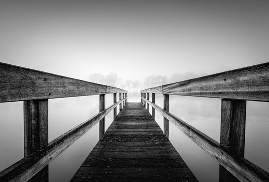 Foggy Bridge View Wall Mural -2593019