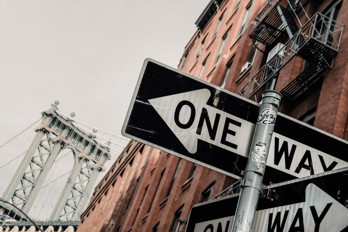 One Way, Brooklyn Wall Mural -2333760