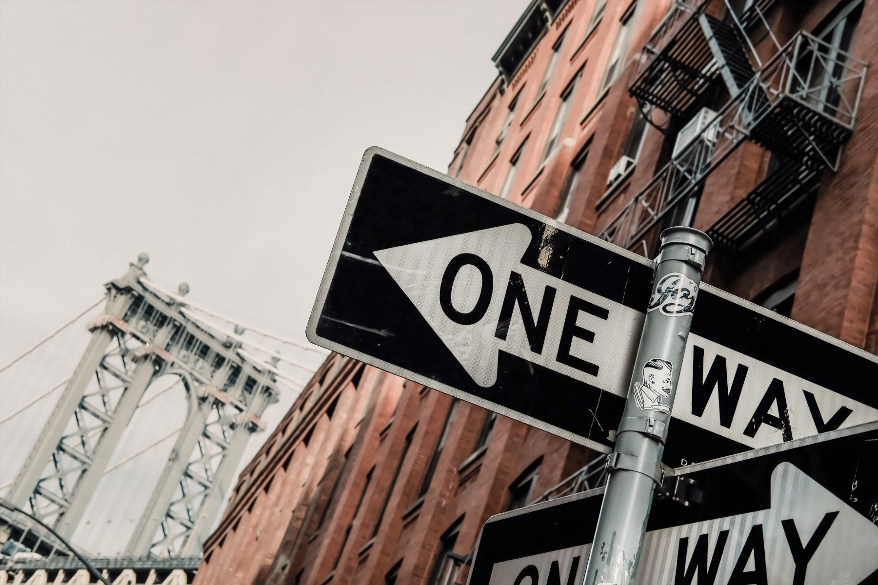 One Way, Brooklyn Wall Mural -2333760 in your room — zoomed