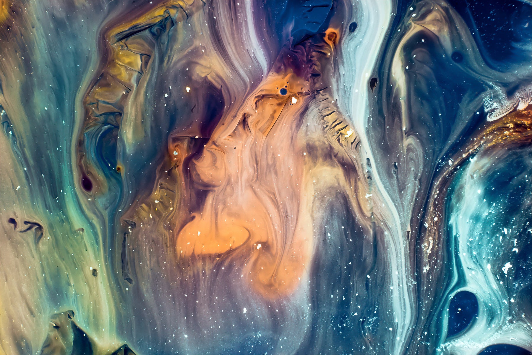 Fluid Universe Wall Mural -2463761 in your room — zoomed