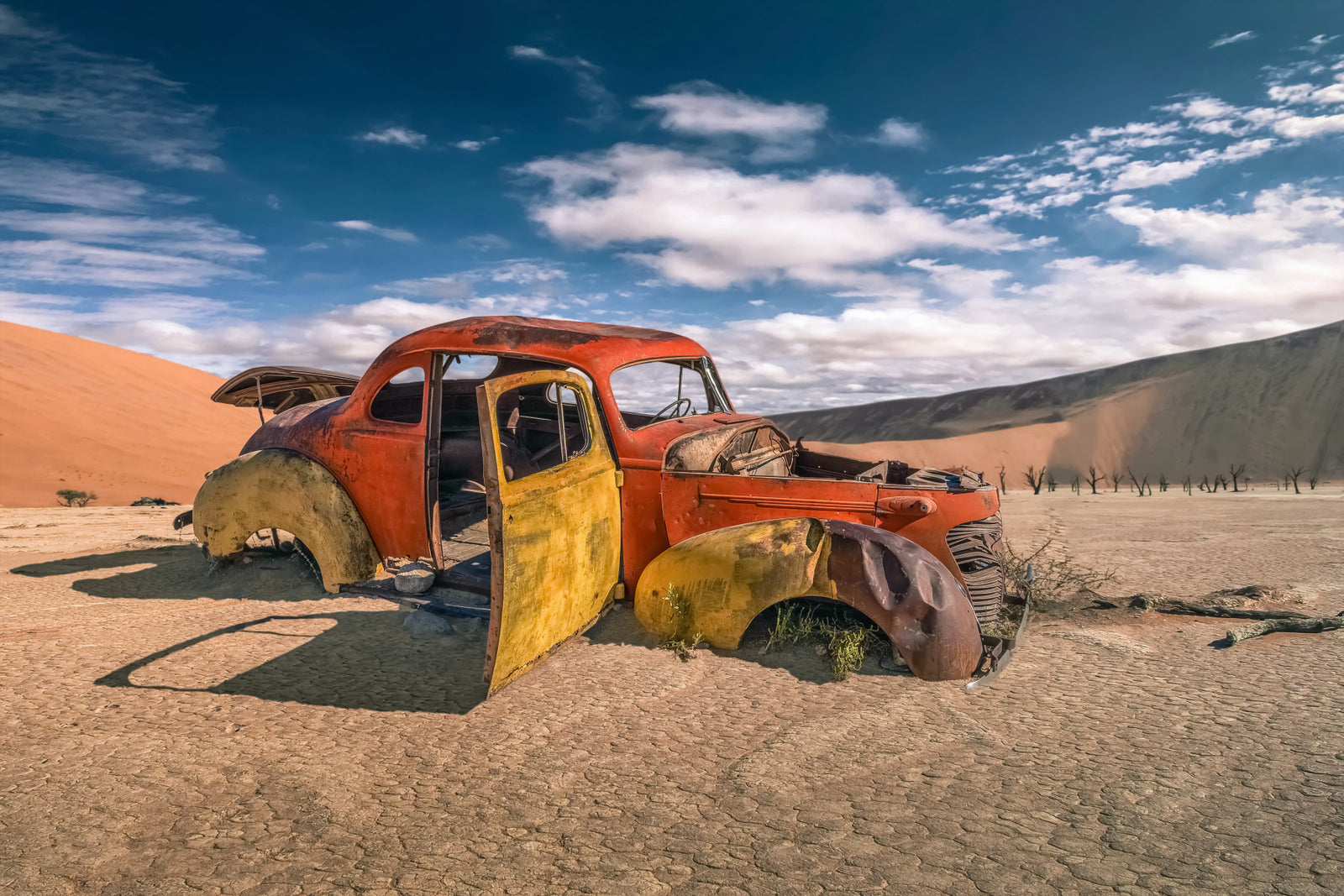 Vintage Wheels: Desert Story Wall Mural -2315676