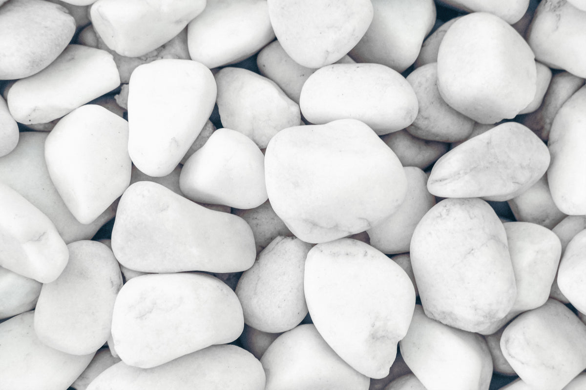 White Pebble Dream Wall Mural -2268938 in your room — zoomed