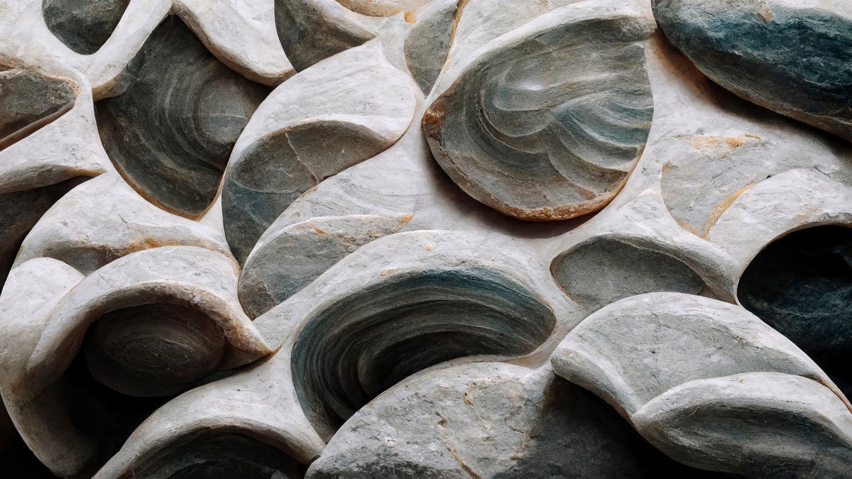 Sculpted Stone Wall Mural -2464443