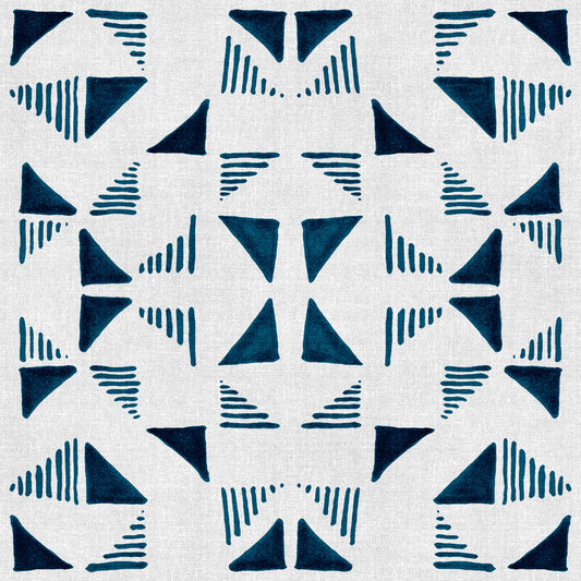 Triangles Composition Blue Wallpaper⁠