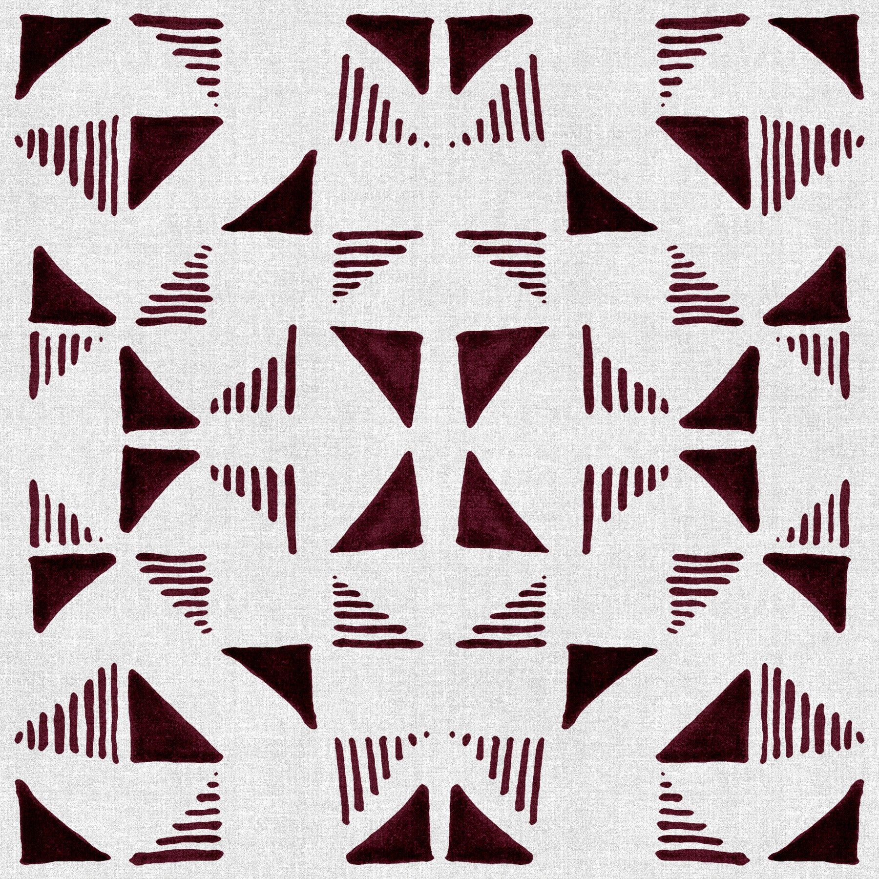 Triangles Composition Burgundy Wallpaper⁠