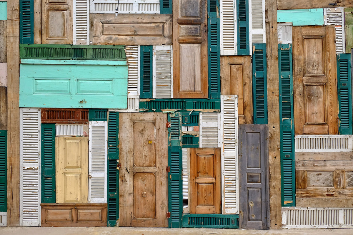 Doorscape Collage Wall Mural -1084333 in your room — zoomed