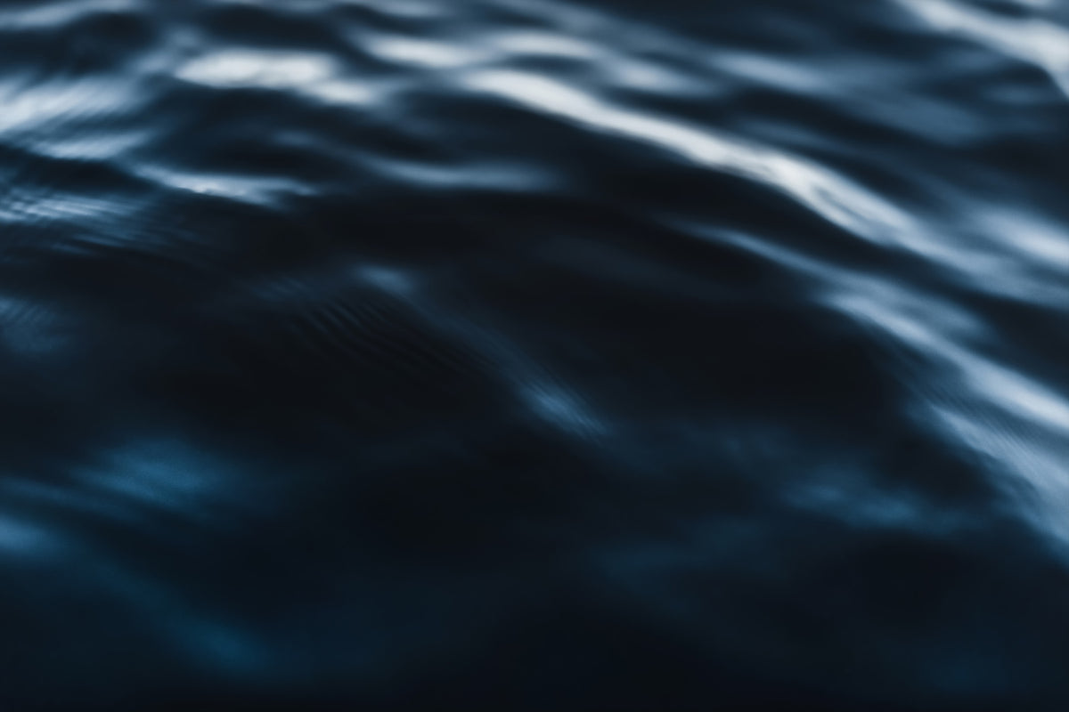 Deep Blue Waves Wall Mural -2226381 in your room — zoomed