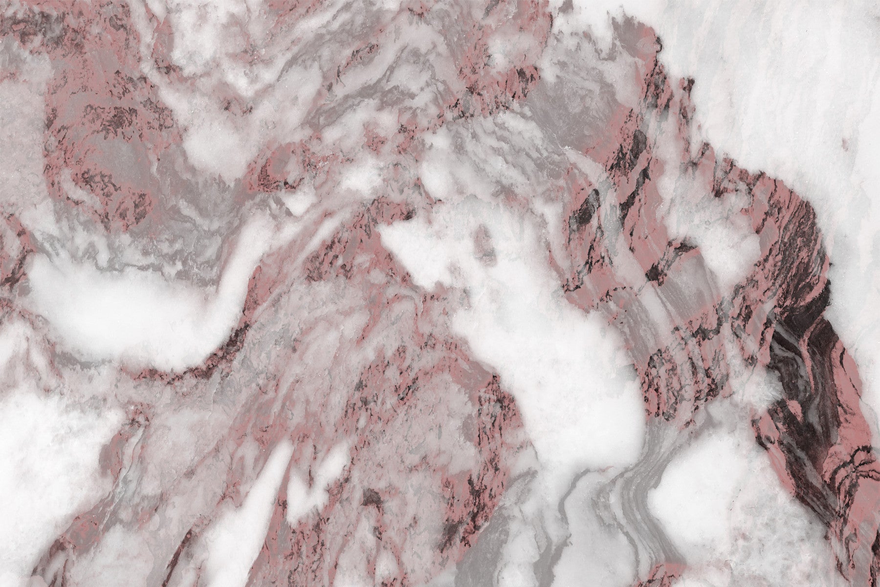 Dusty Rose Marble Swirl Wall Mural -2579026
