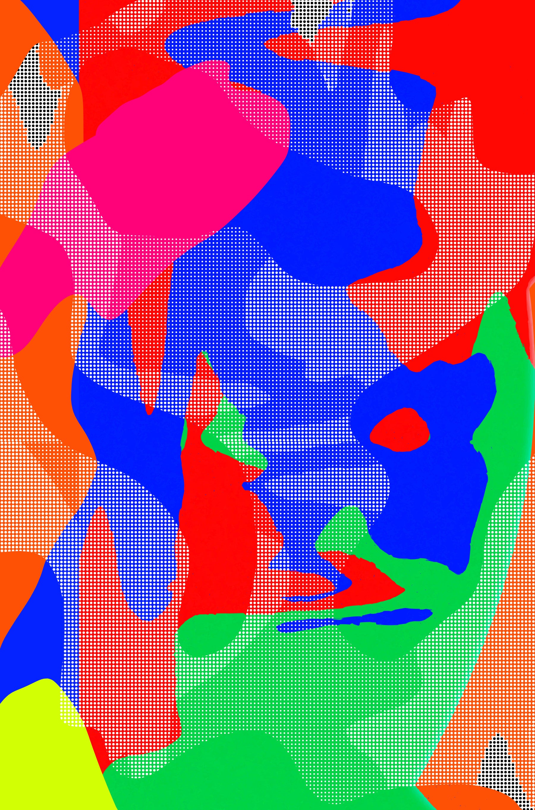 Hot Dots Wall Mural