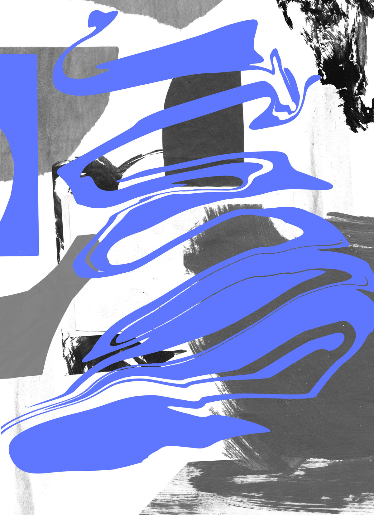 Smoke and Mirrors Wall Mural in your room — zoomed