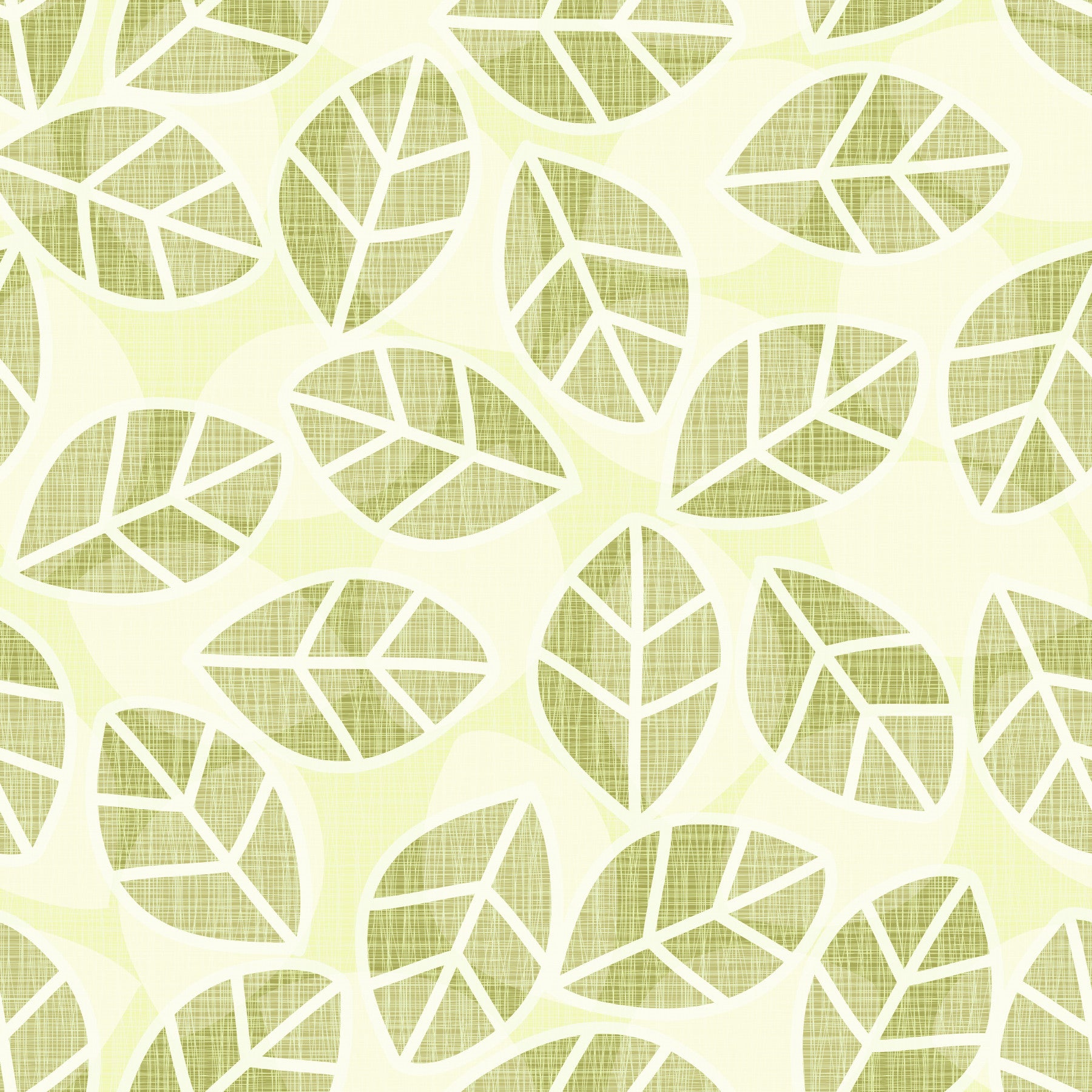 Leaves Play Spring Green Wallpaper⁠
