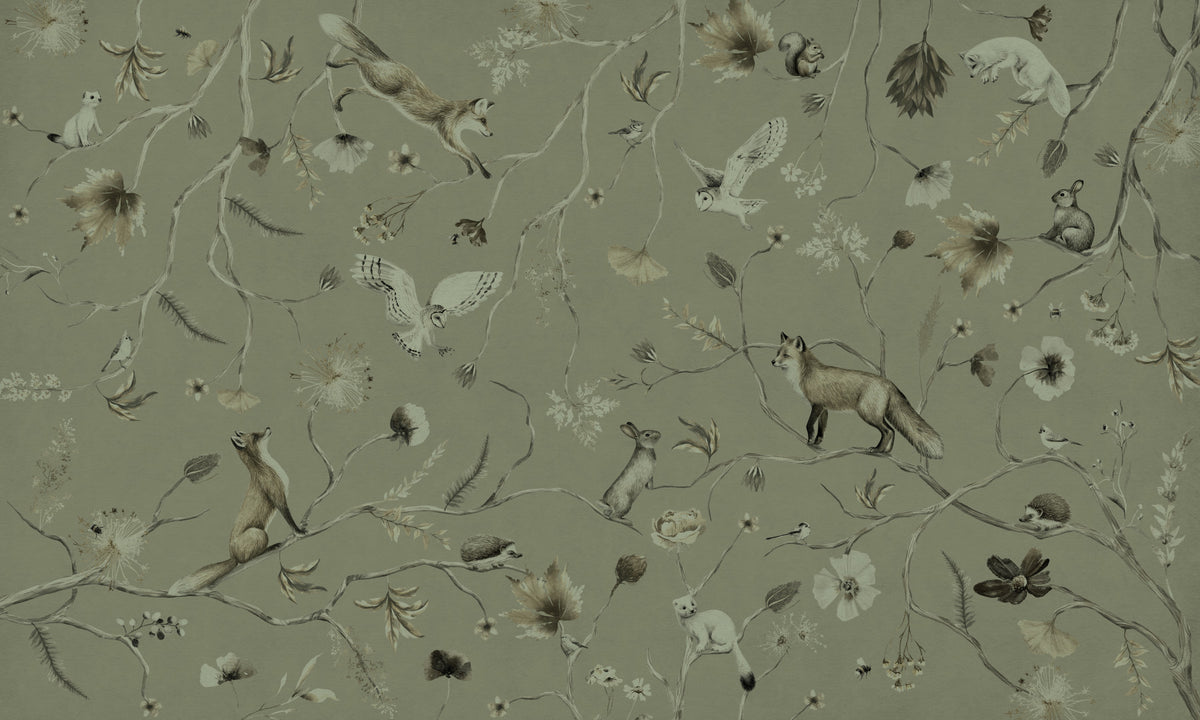 Woodland Whisper Wall Mural in your room