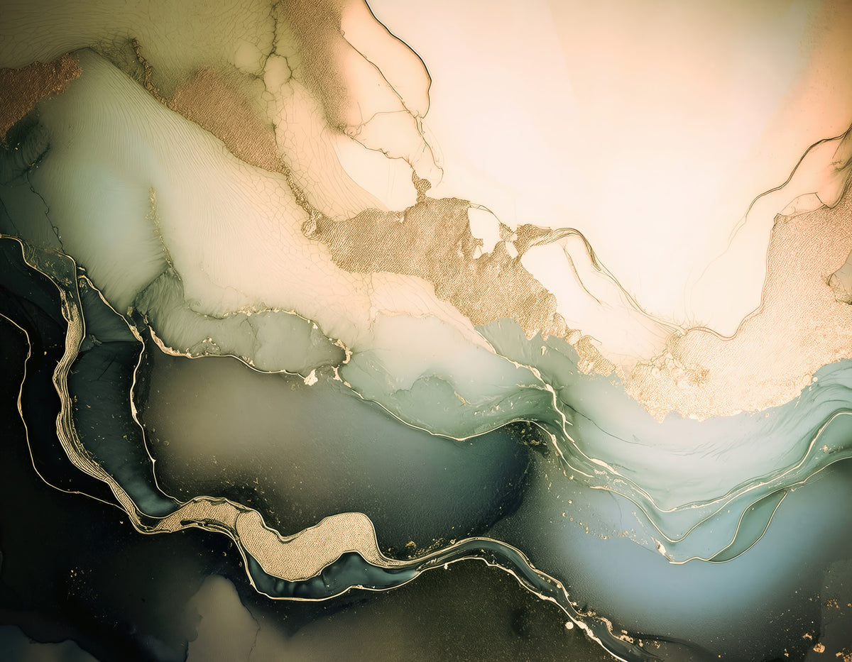 Dreamy Mineral Layers  Wall Mural in your room — zoomed