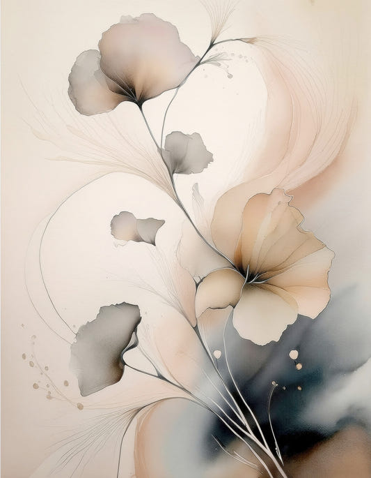 Whispers of Bloom Wall Mural
