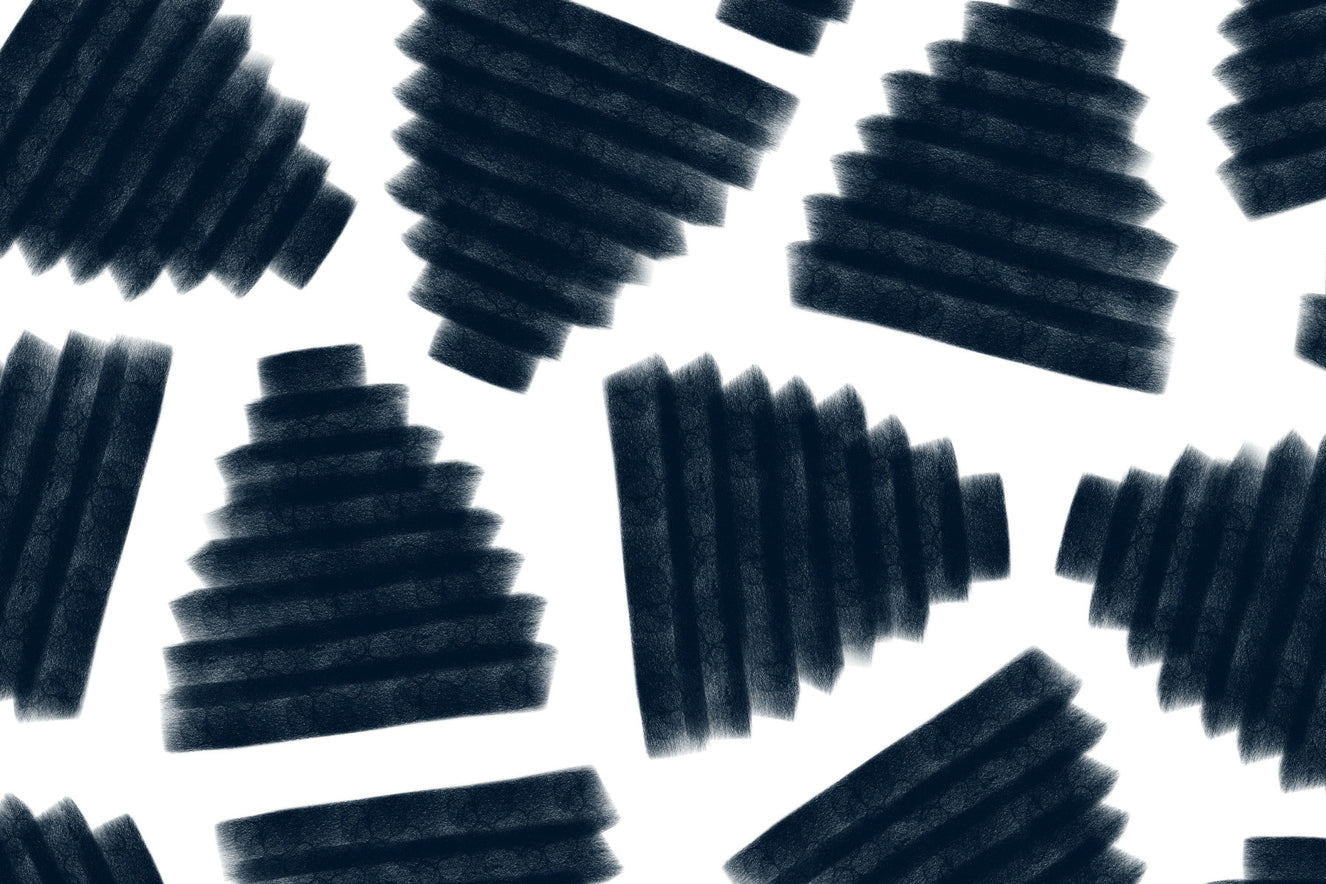 Abstract Indigo  Wall Mural