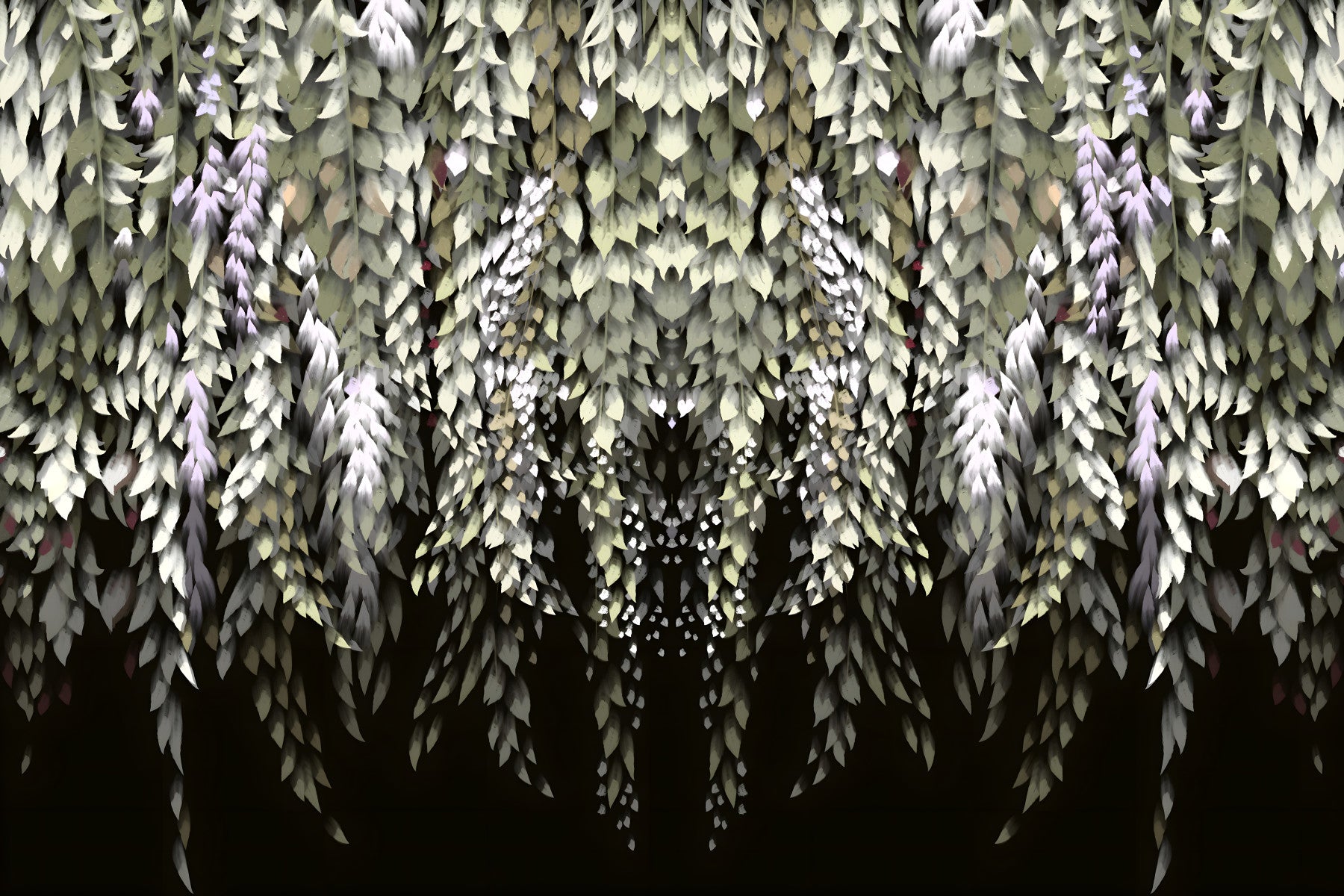 Wisteria Cascade Wallpaper⁠
