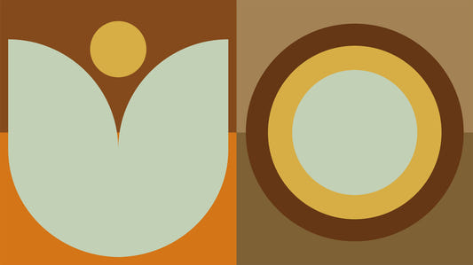 Boho Sun and Moon Wall Mural