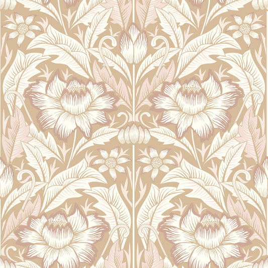 Timeless Garden – Sand Beige Wallpaper⁠