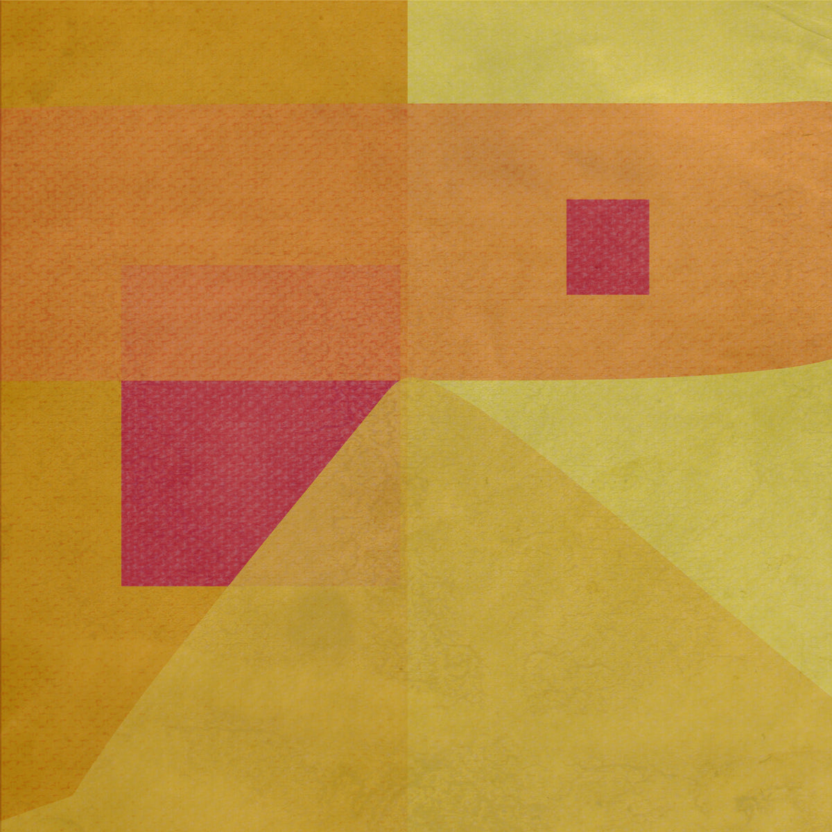 Abstract Study in Yellow  Wall Mural in your room