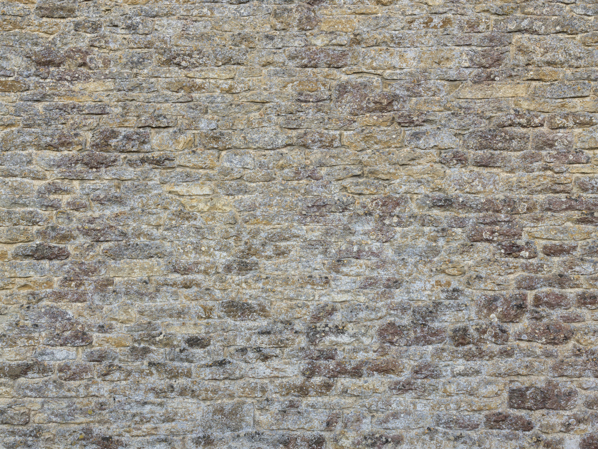 Weathered Stone Brick Wall Mural in your room