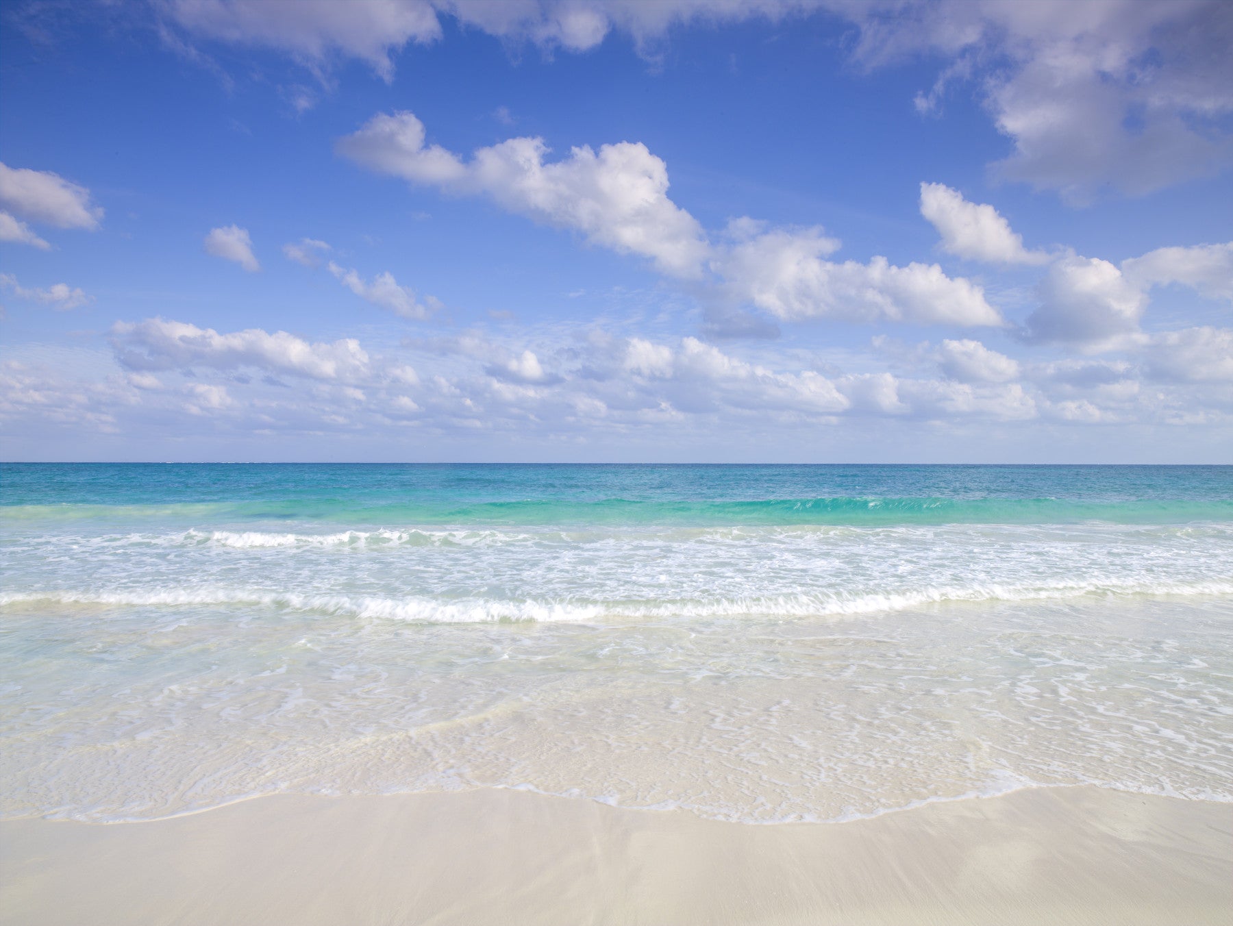 Cancun Beach Wall Mural in your room — zoomed