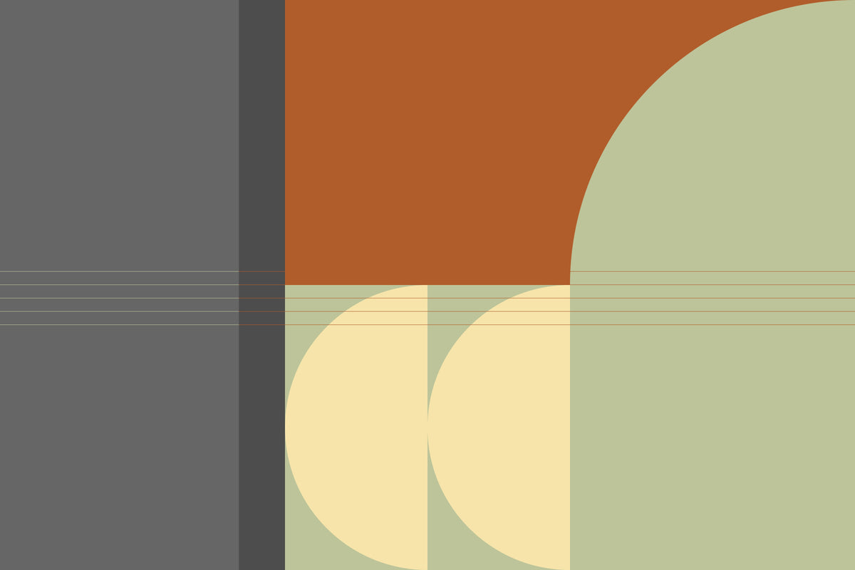 Retro Rhythm Wall Mural in your room