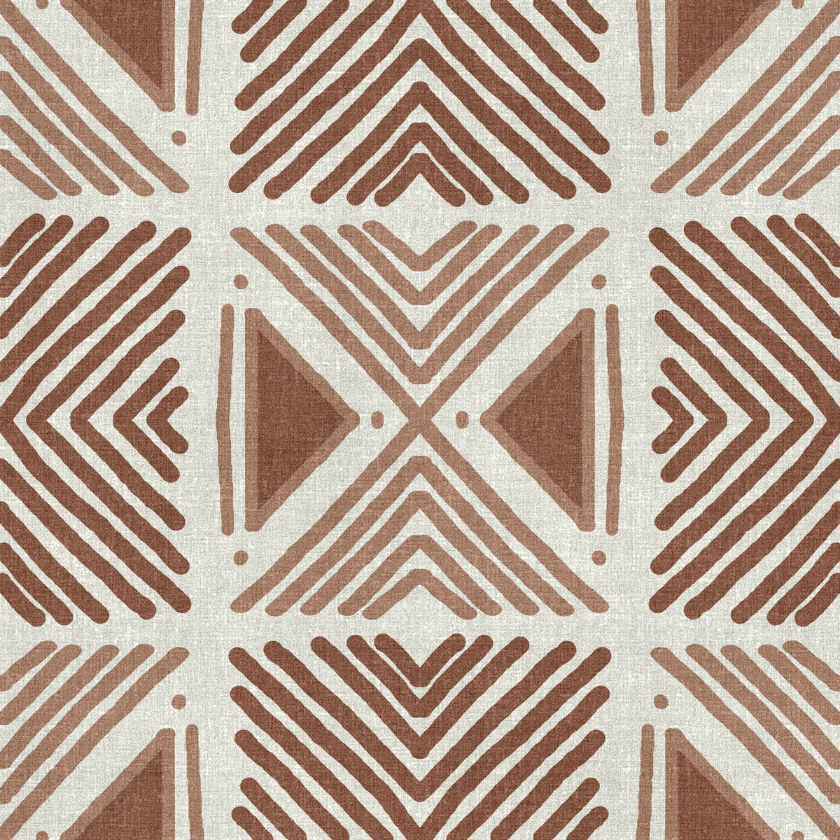 Tribal Cappuccino Motif Wallpaper⁠ in your room