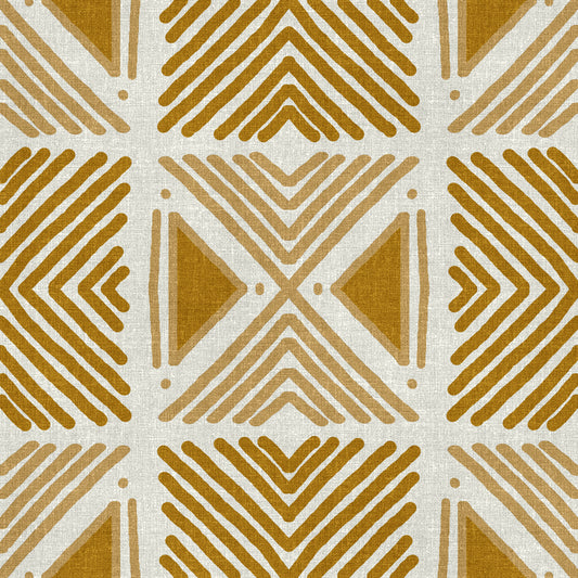 Tribal Foliage Motif Wallpaper⁠