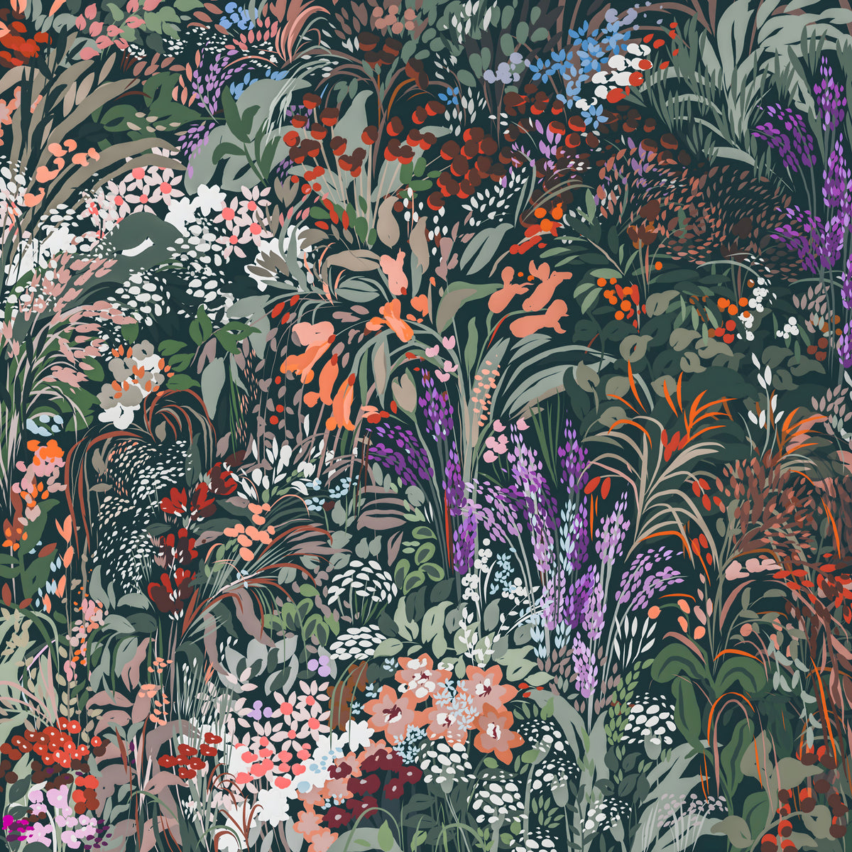 Biodiversity Canvas Wall Mural in your room