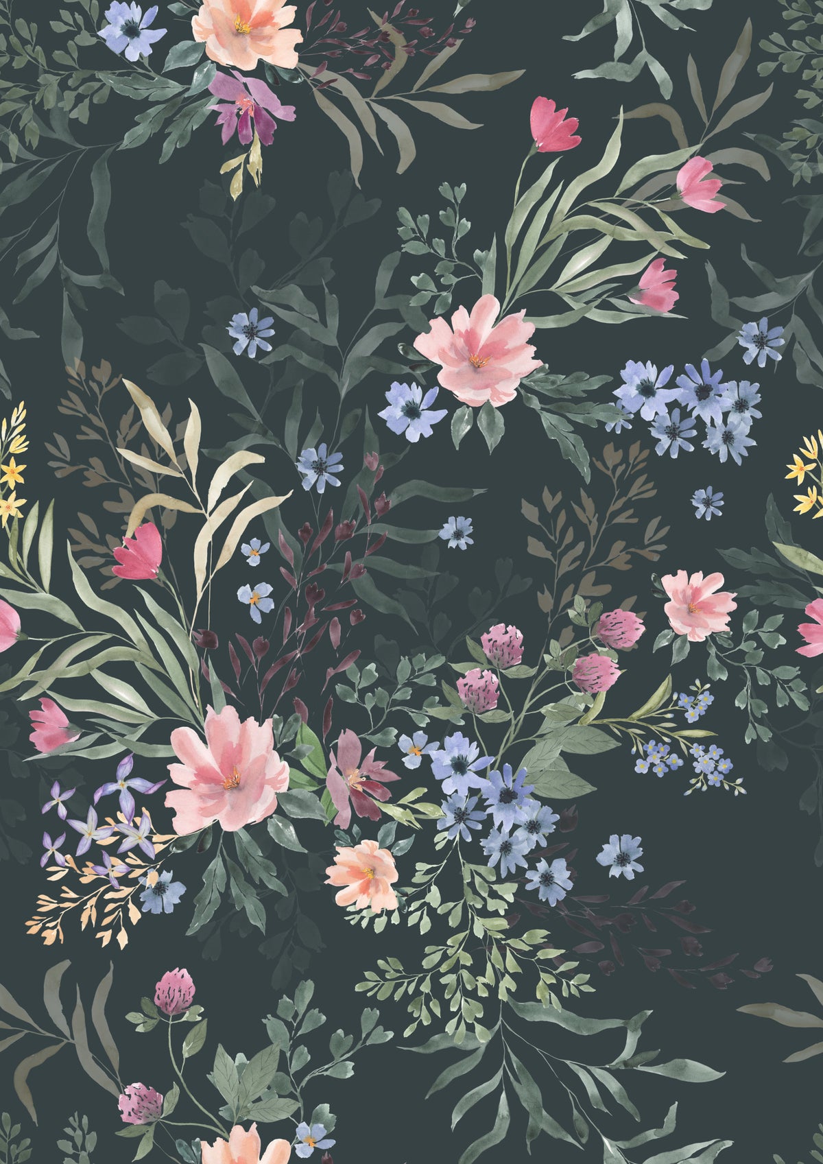 Ethereal Floral Wallpaper⁠ -2954617 in your room — zoomed