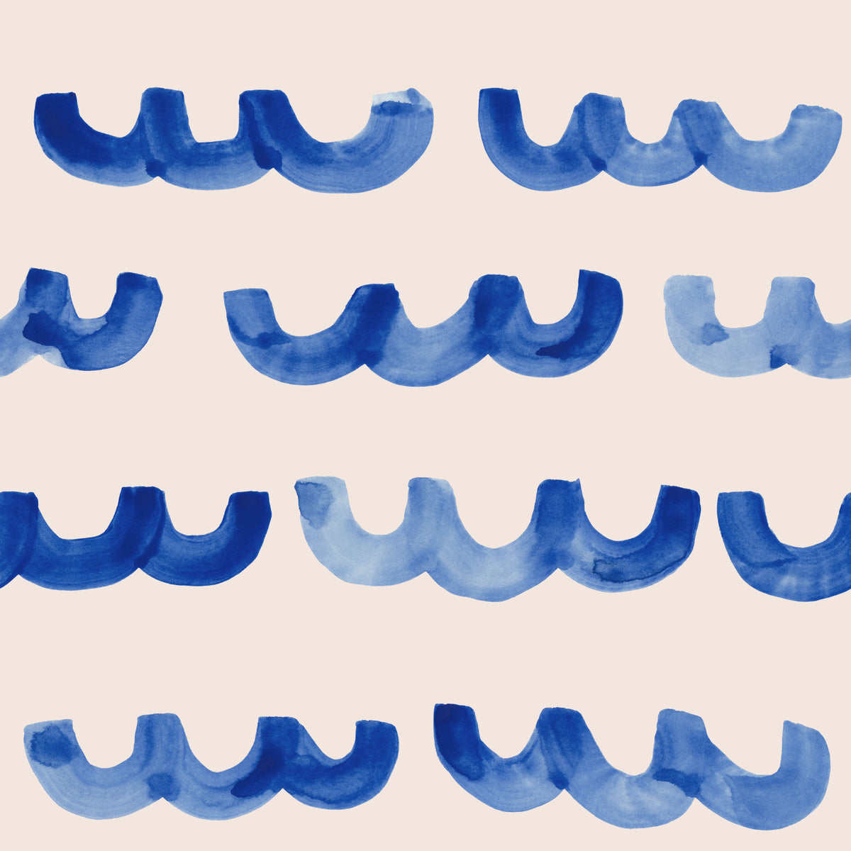 Indigo Watercolor Waves Wallpaper⁠ -2963147 in your room