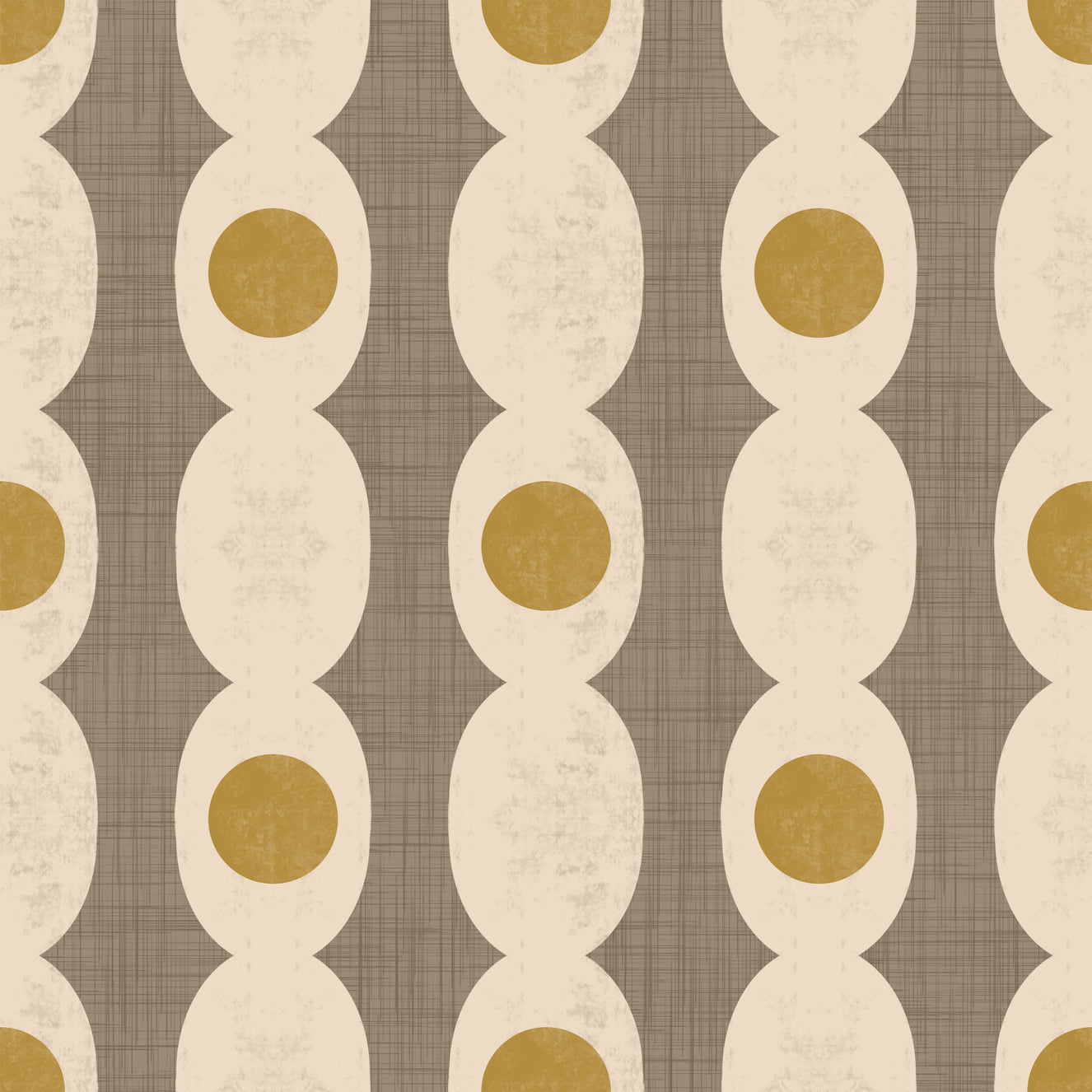 Atomic Age Beige Abstract Wallpaper⁠ -2978114