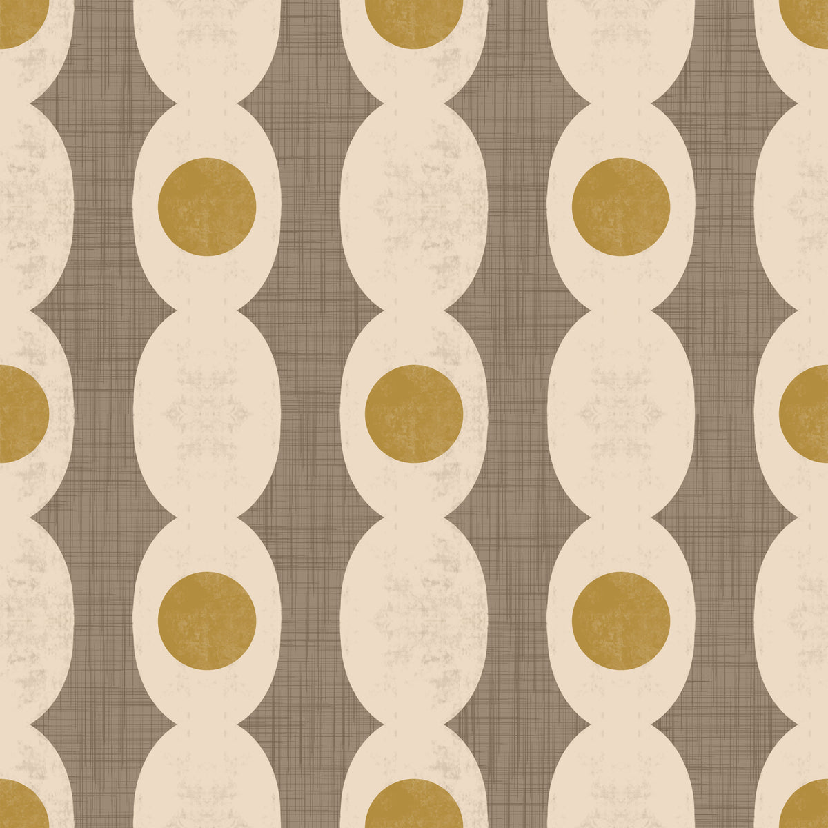 Atomic Age Beige Abstract Wallpaper⁠ -2978114