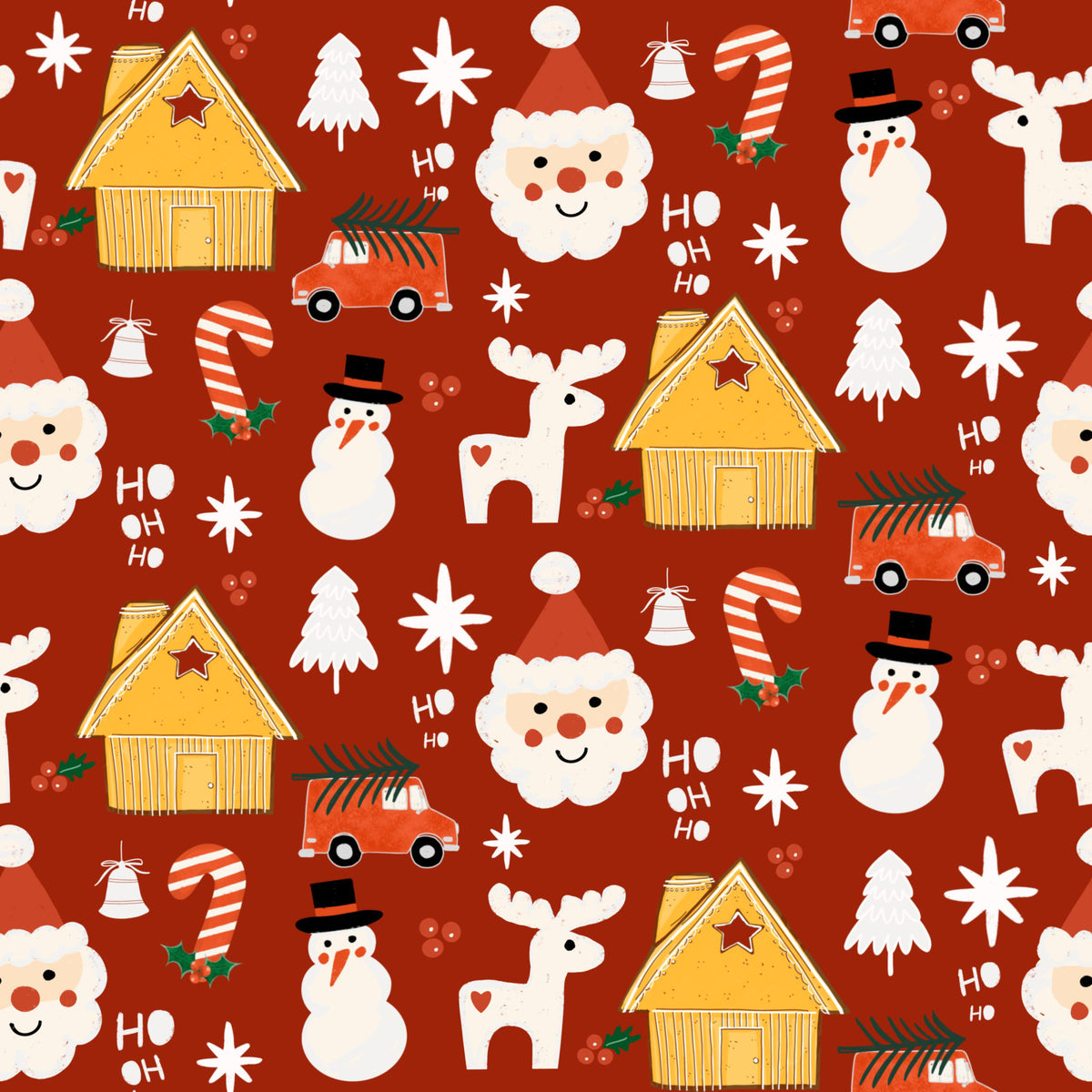 Retro Christmas Cheer Wallpaper⁠ - 2984848 in your room