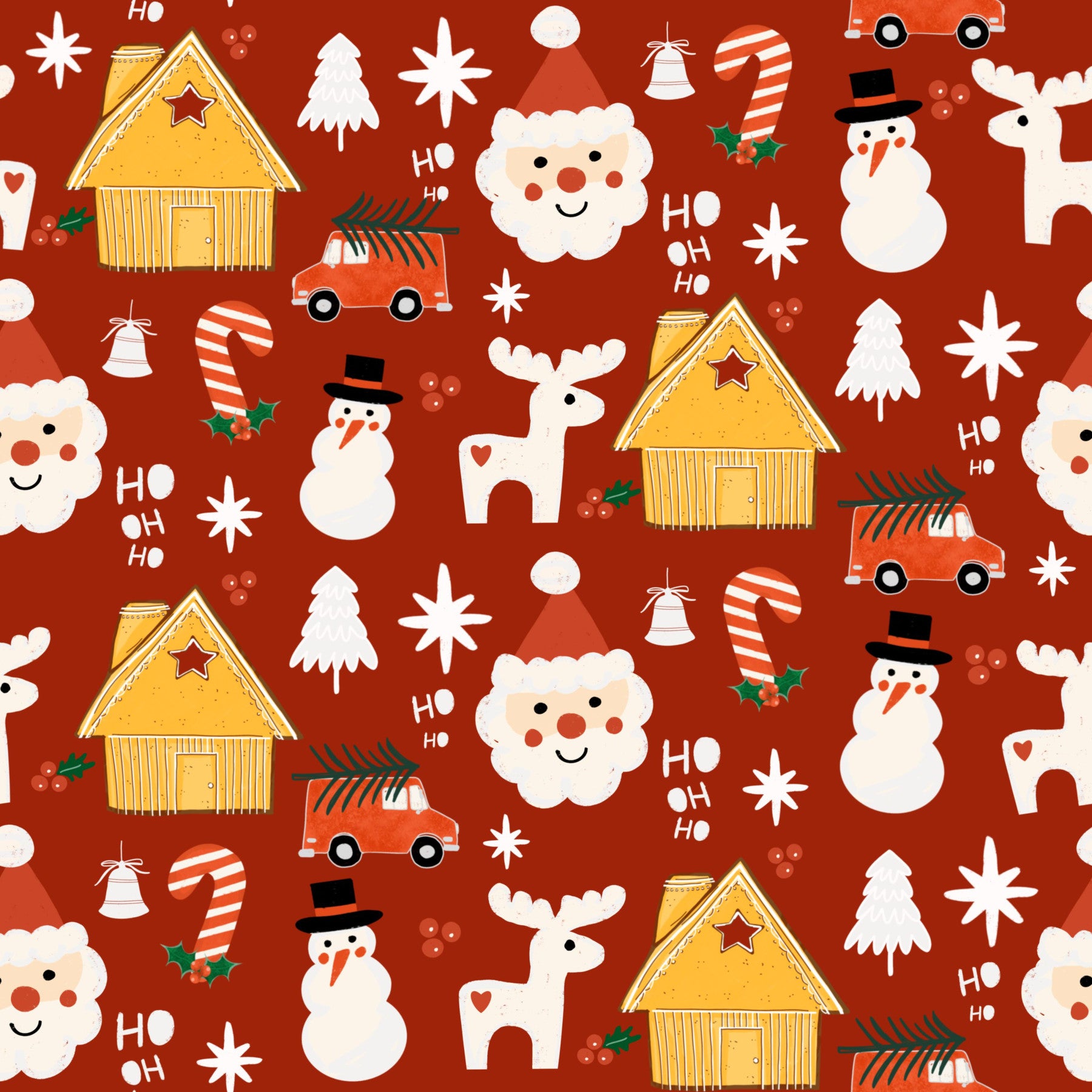 Retro Christmas Cheer Wallpaper⁠ - 2984848