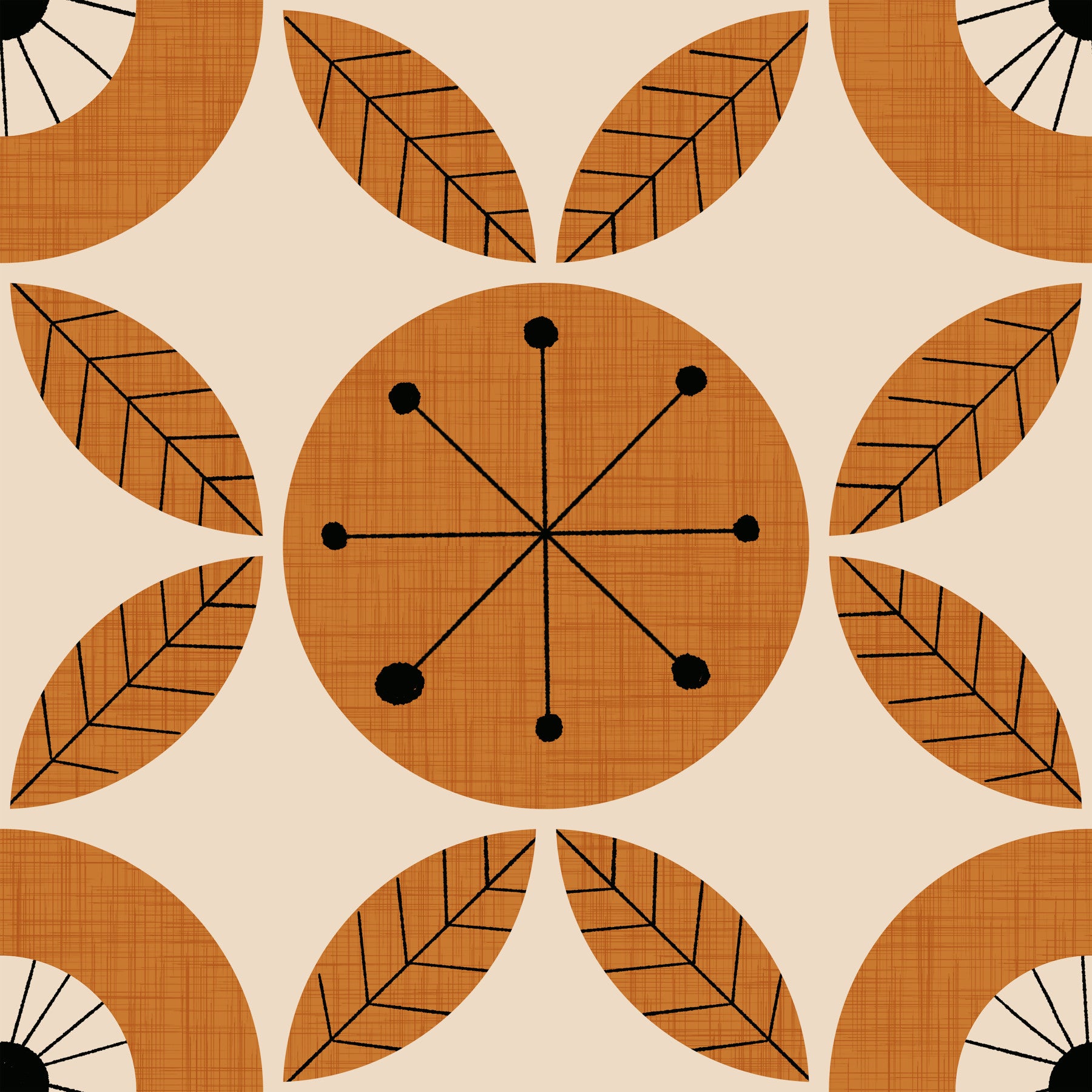 Mid-Century Charm Wallpaper⁠ - 2995318 in your room — zoomed