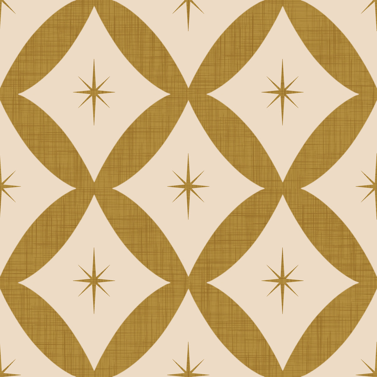 Golden Star Lattice Wallpaper⁠ -2995337