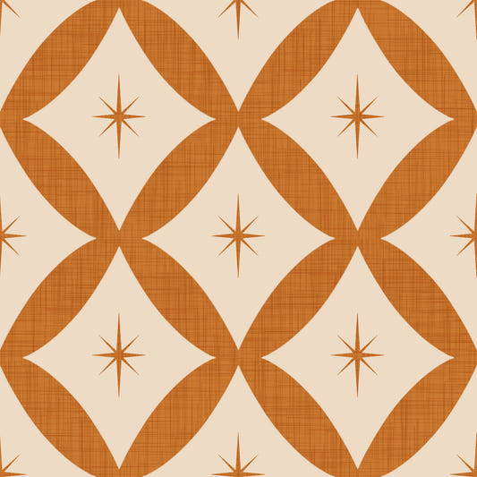 Retro Starburst Interweave Wallpaper⁠ -2995341