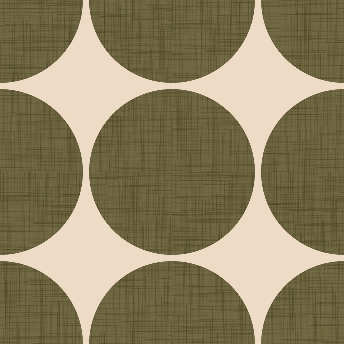 Circles in Linen Wallpaper⁠ -2995400 in your room