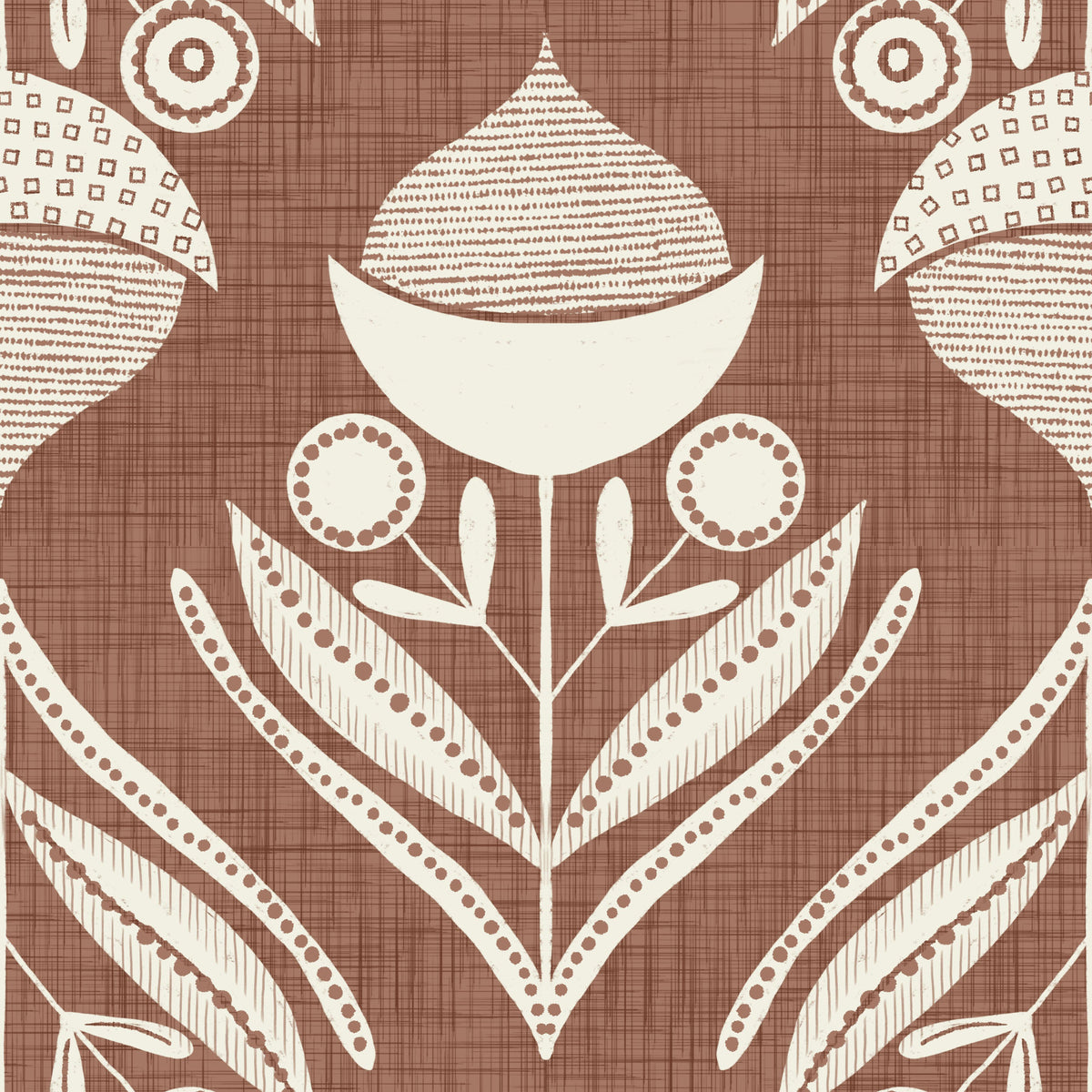 Earthy Floral Echo Wallpaper⁠ -3017114 in your room — zoomed