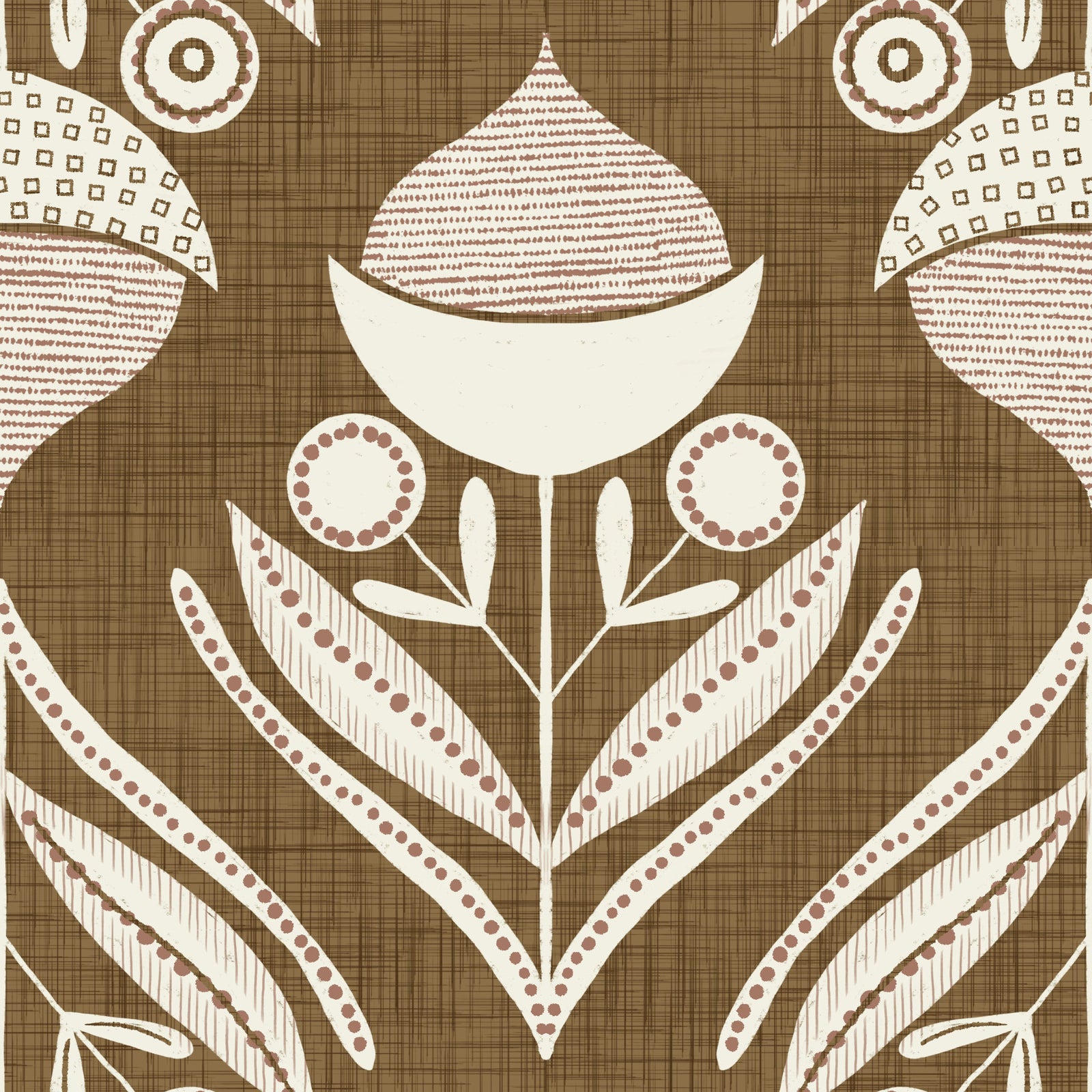 Rustic Floral Wallpaper⁠ -3017122 in your room