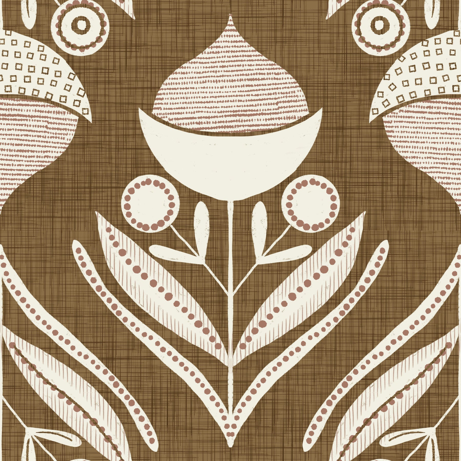 Rustic Floral Wallpaper⁠ -3017122 in your room — zoomed