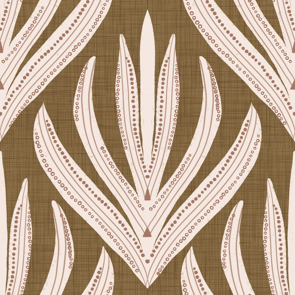 Boho Leaf Symmetry Wallpaper⁠ -3017151 in your room — zoomed