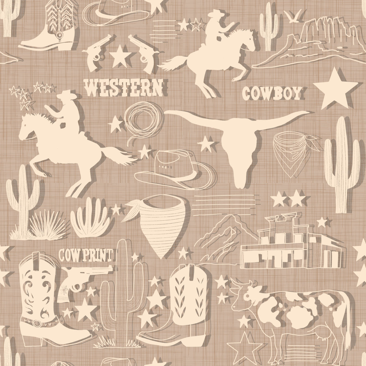 Rustic Cowboy Dream Wallpaper⁠ -3017183 in your room — zoomed