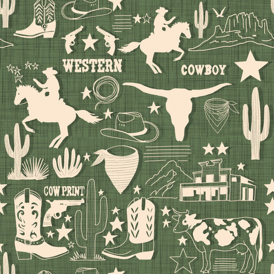 Wild West Sketch Wallpaper⁠ -3017184