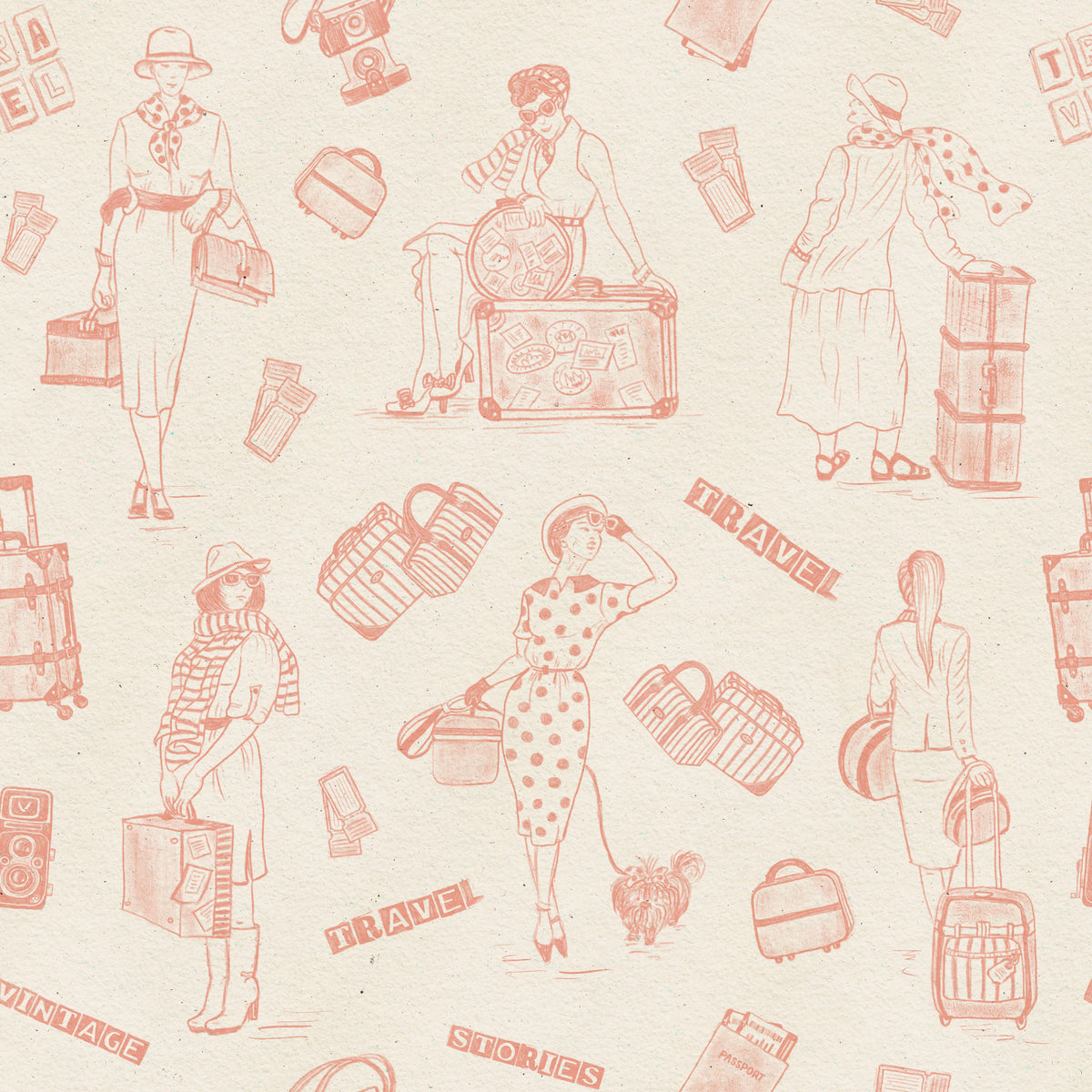 Vintage Voyage Wallpaper⁠ -3239399 in your room — zoomed