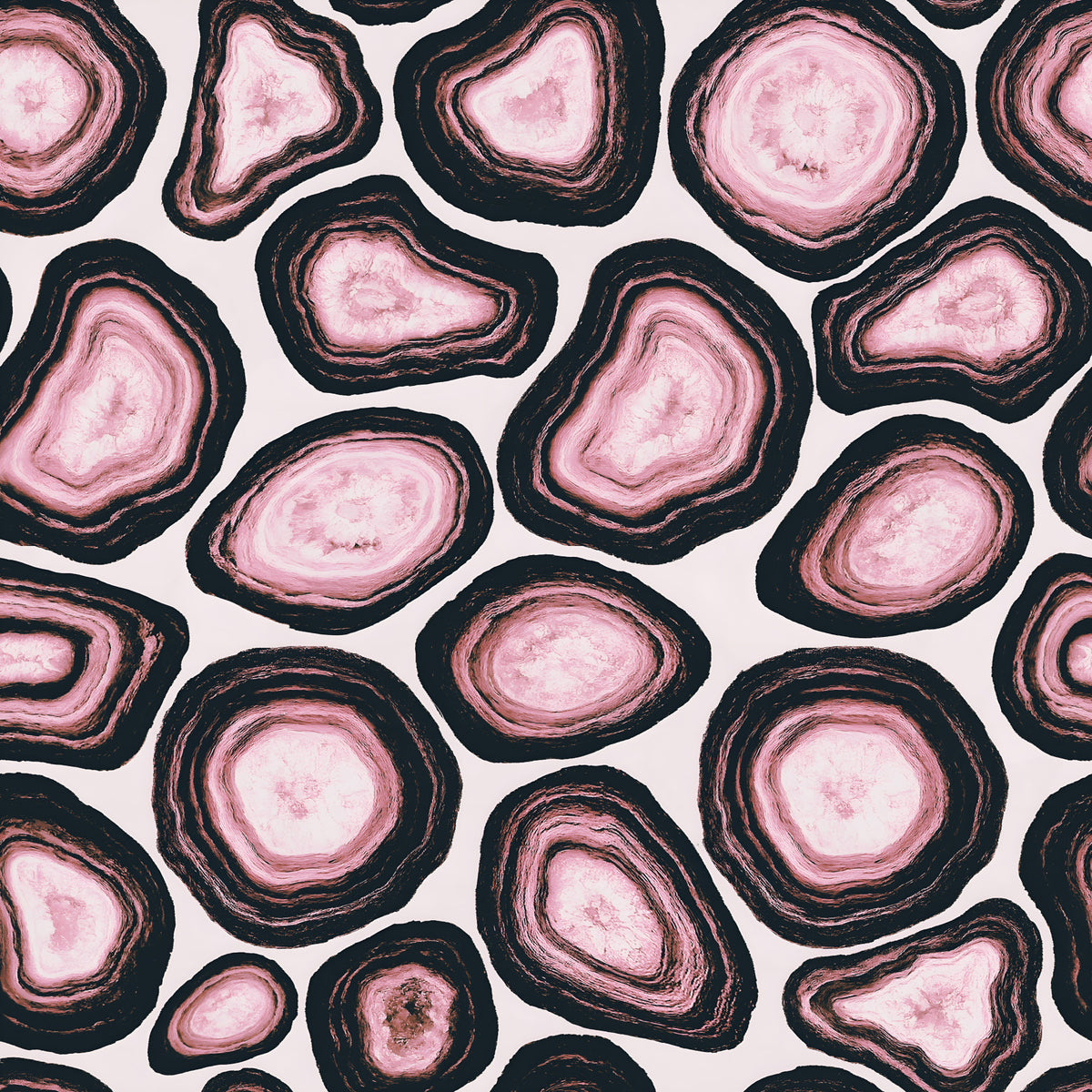 Pink Agate Stone Design Wallpaper⁠ in your room