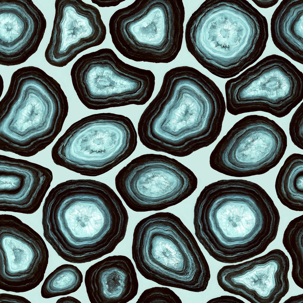 Turquoise Agate Flow Wallpaper⁠ in your room