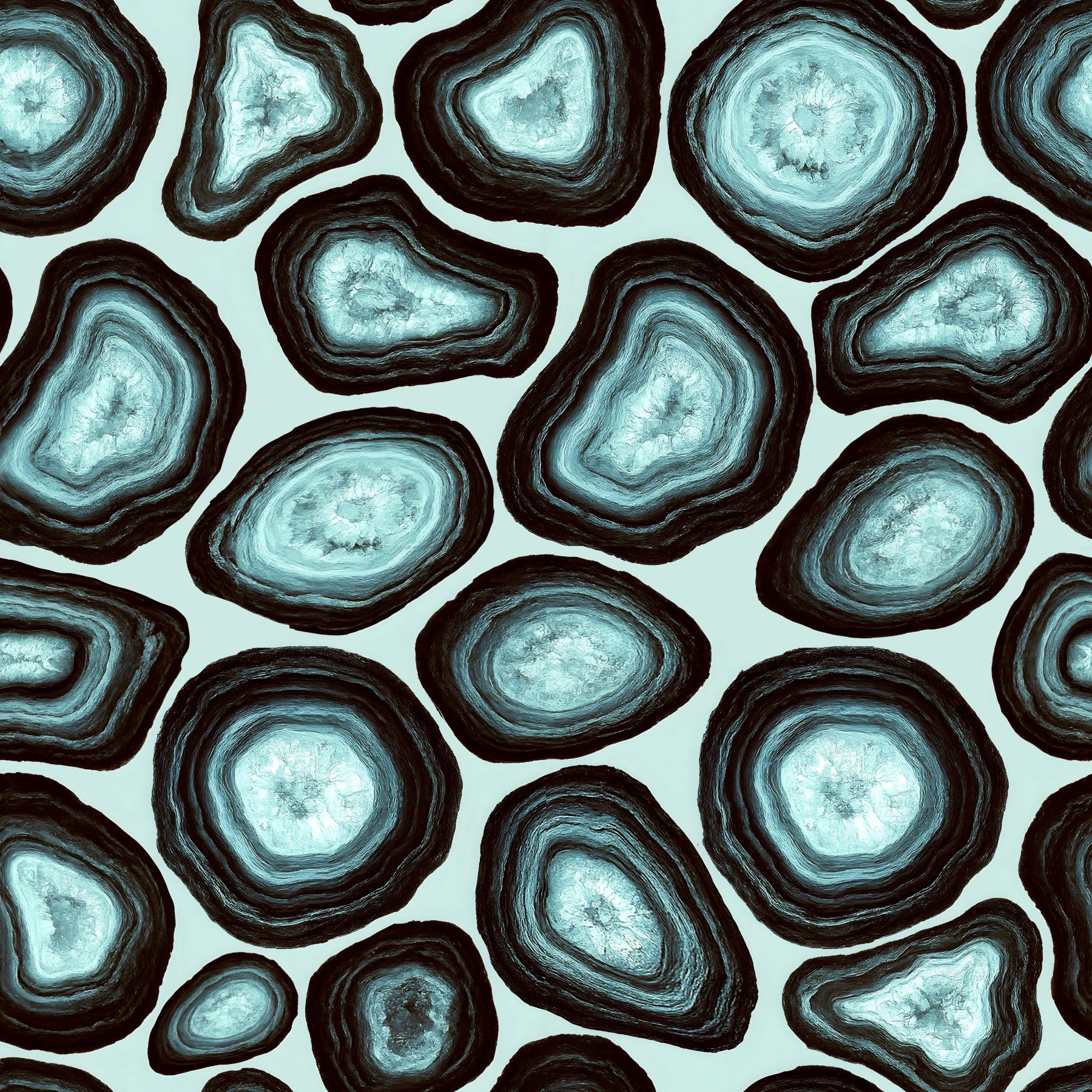 Turquoise Agate Flow Wallpaper⁠